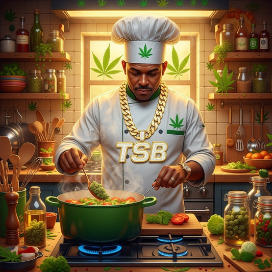 Cannabis Chef Cooking With Marijuana