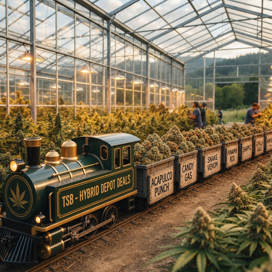 All Aboard The Hybrid Depot:  Bulk Discounts On 7 New Mixed Light THCA Strains!