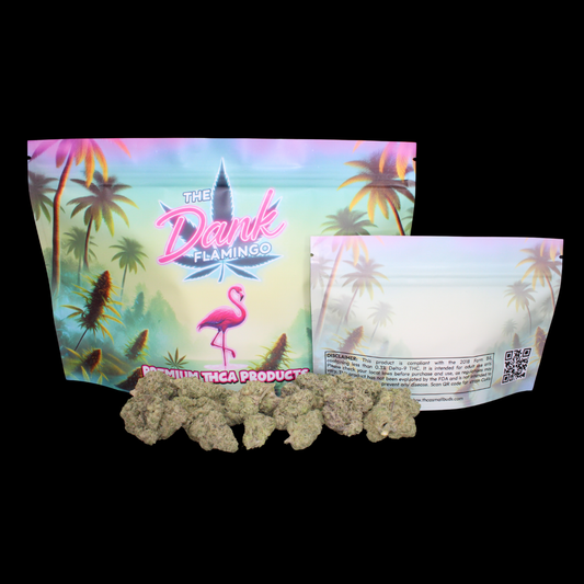 50% Off Remaining Dank Flamingo THCA Products!
