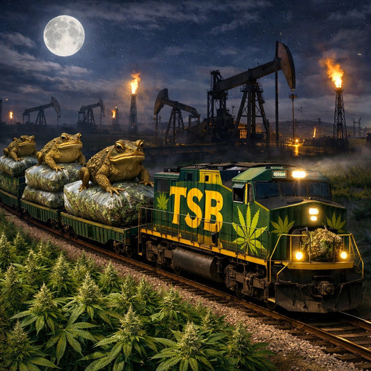 Now Boarding New THCA Strains Toad Venom & Texas Tea!