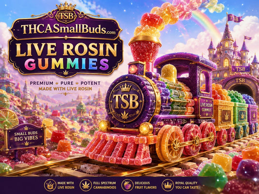 TSB Live Rosin THC Gummies Blog Post Image