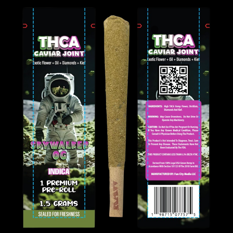 THCA Caviar Joint Display Box